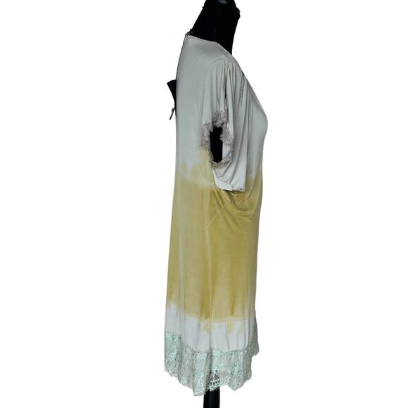 Phisique du Role Ombre Shift Dress LARGE Coquette Lace Italian Designer $398 NEW - Picture 4 of 10